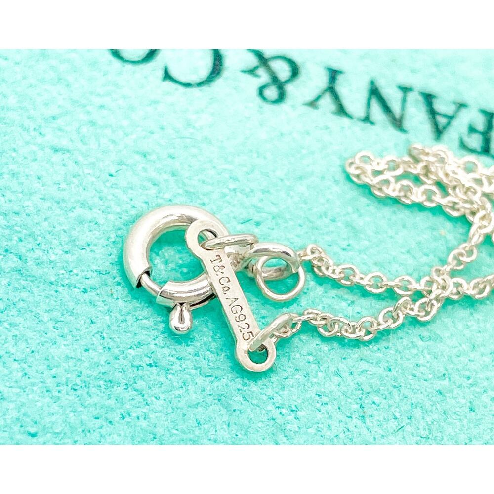 Tiffany & Co. Paloma Picasso AMOUR Graffiti Pendant Necklace Sterling Silver 16" - Picture 4 of 10